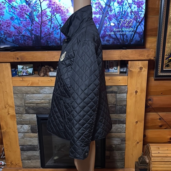 Ralph Lauren Black Utility Jacket with Quilted Design - Picture 3 of 11